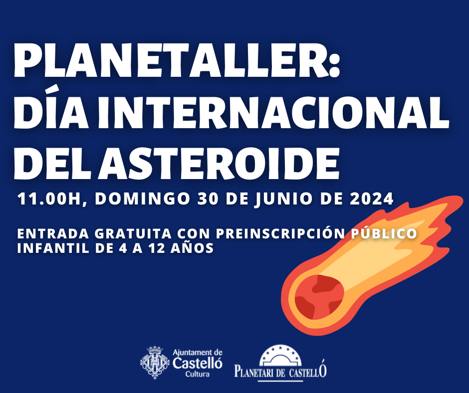 ​Planetaller 30/junio/2024 Día del asteroide
