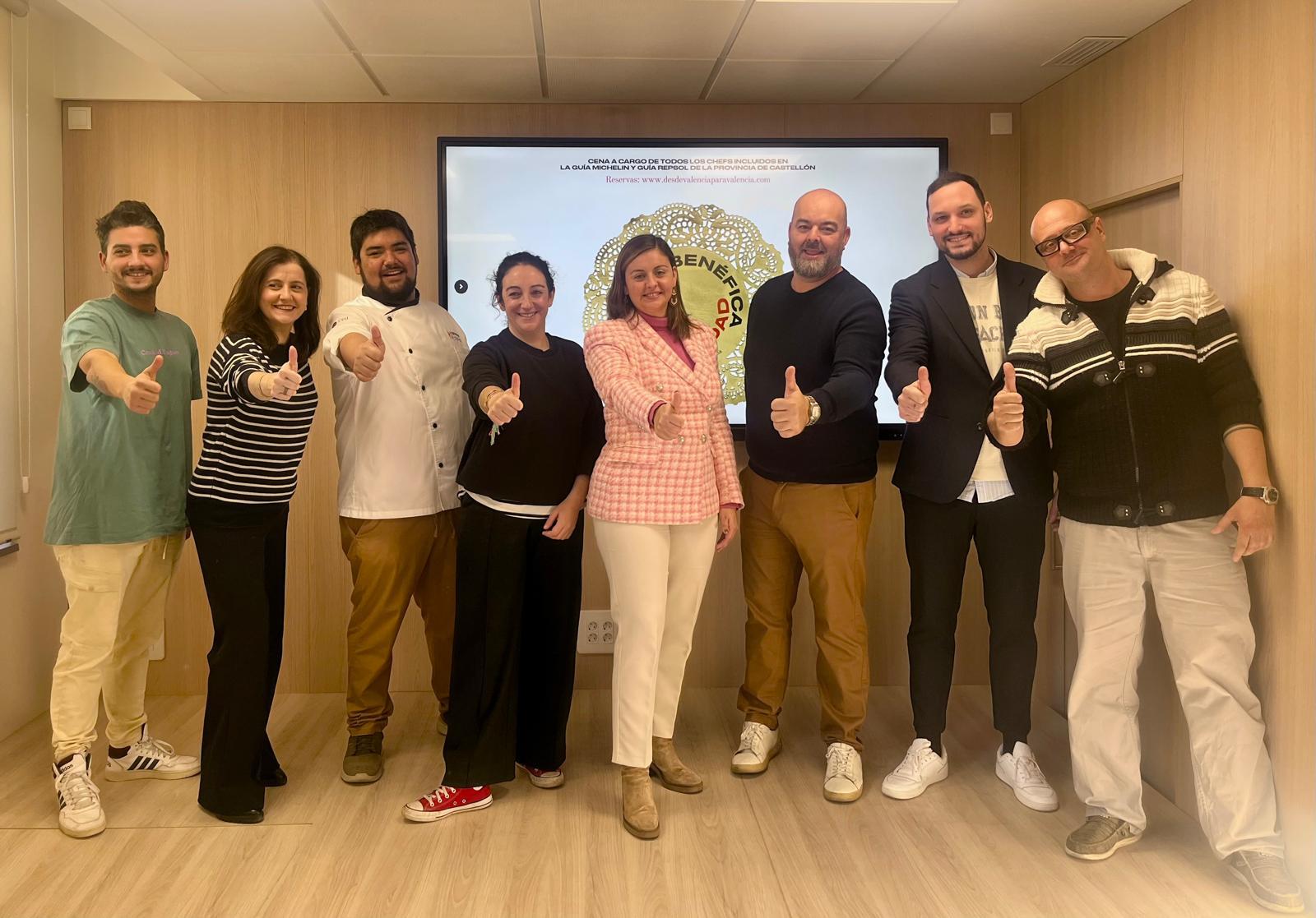 El Ayuntamiento de Castellón impulsa la gala benéfica organizada por cocineros Estrella Michelín de la provincia para ayudar a los damnificados por la DANA