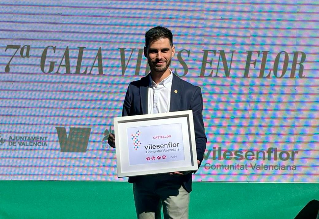 Castelló rep el màxim reconeixement en la Gala ‘Viles en Flor’ per la seua aposta per la renaturalització i embelliment de la ciutat