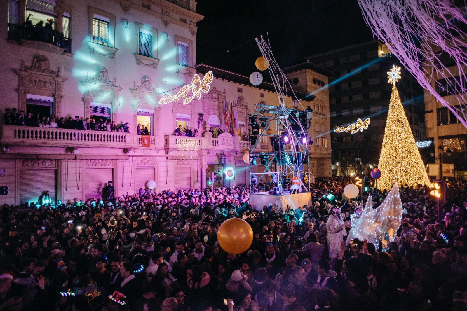 Más de 8.000 castellonenses disfrutaron de la Gala de Nochevieja en la Puerta del Sol