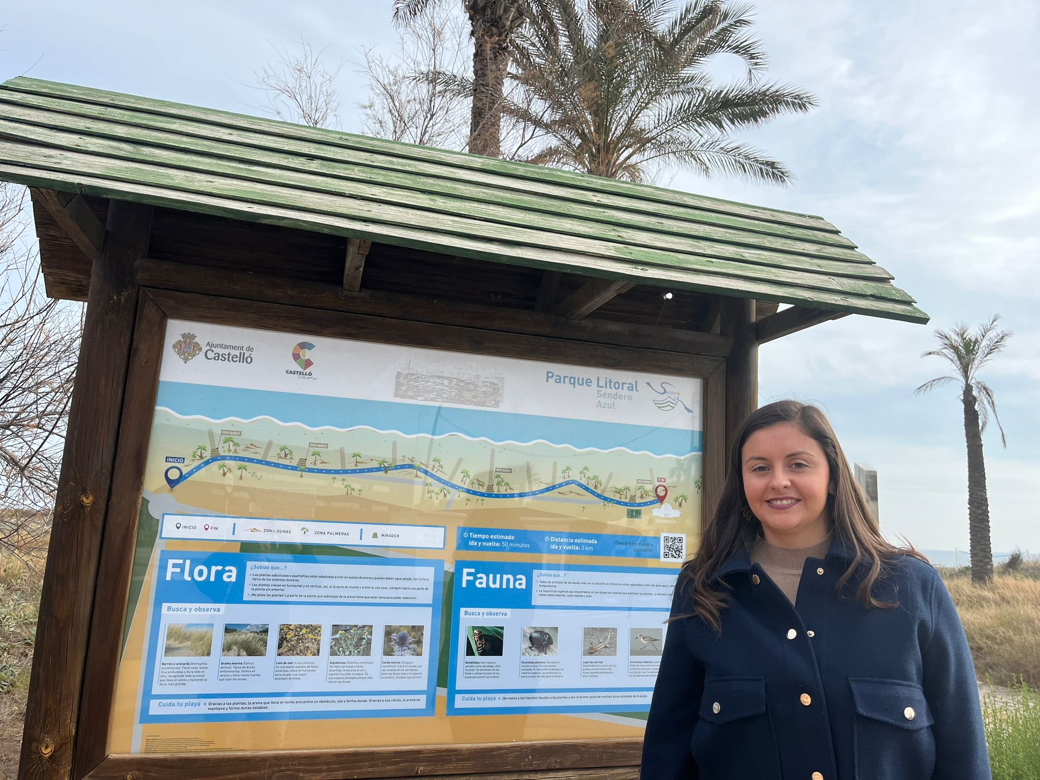 La sendera del Parc Litoral renova un any més el seu guardó Bandera Sendera Blava, un reconeixement que només tenen 9 senderes de la província de Castelló